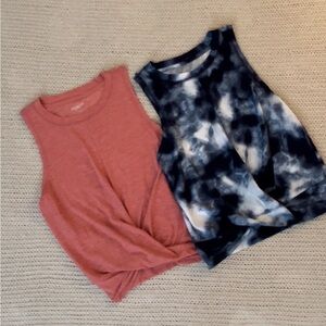 Old navy active cropped tank bundle - NWOT